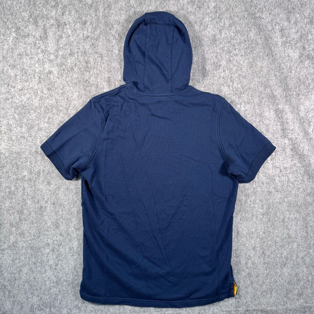 Under Armour Project Rock Hoodie Mens M Blue Short Sleeve Blood Sweat Respect - Picture 8 of 8